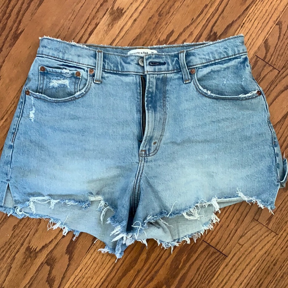 Denim cutoffs